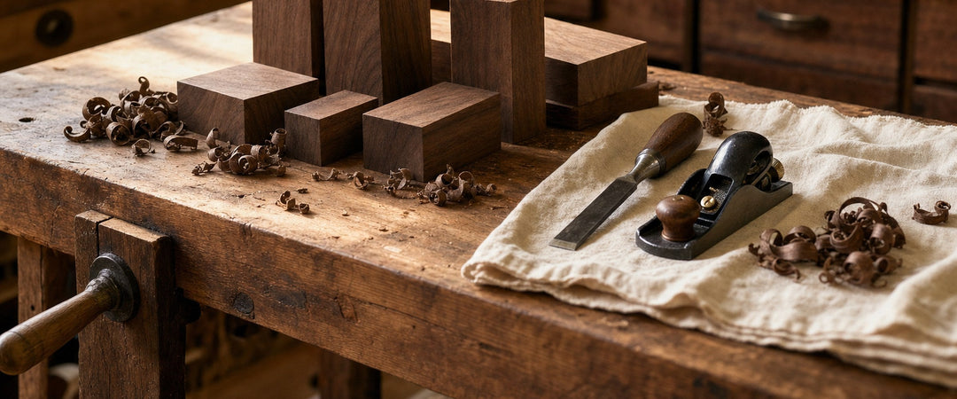 Walnut, bamboo, aluminum: how we choose materials