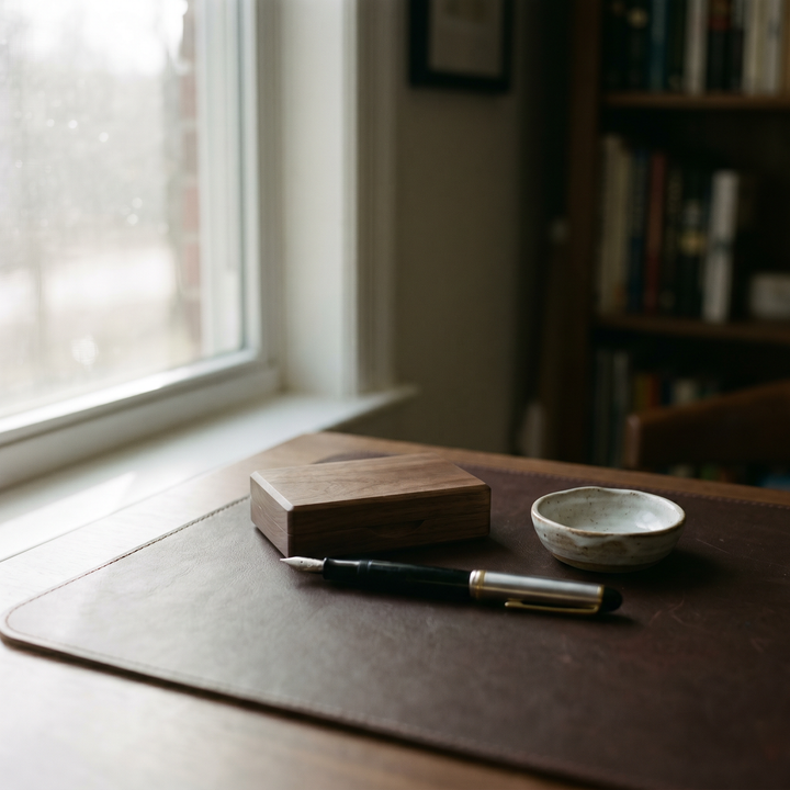 The Holder — Walnut Card Case